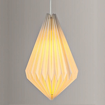 Icicle Teardrop Pendant Paper Lampshade