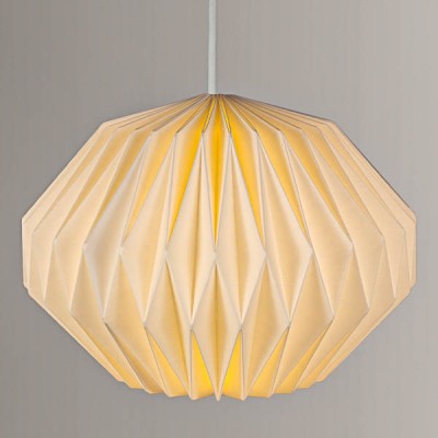 Geometric Oval Paper Lampshade